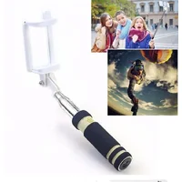 Компактный черный монопод для "селфи" 14-48 см