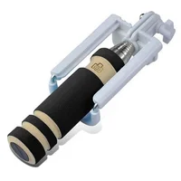 Компактный черный монопод для "селфи" 14-48 см