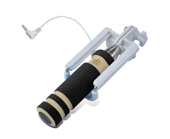 Компактний чорний монопод для "Селфі" 14-48 см