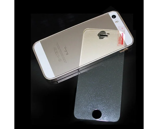 Комплект пленок (передняя+задняя часть) с блестками для iPhone 5/5S/SE