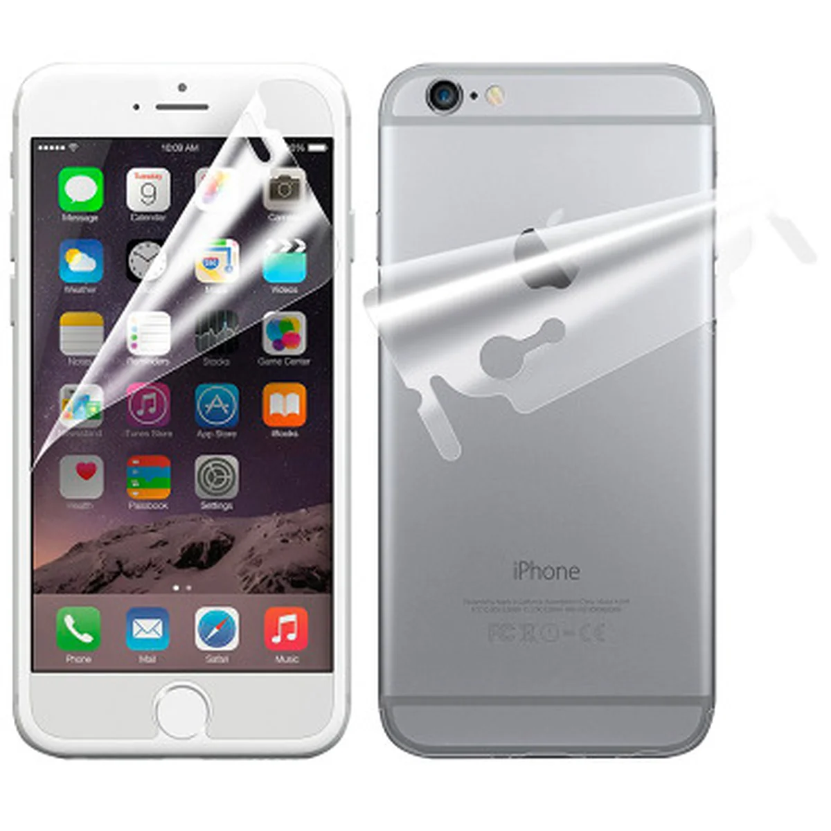 Комплект матових плівок (передня + задня частина) для iPhone 6 / 6S