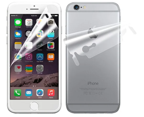 Комплект матовых пленок (передняя+задняя часть) для iPhone 6/6S